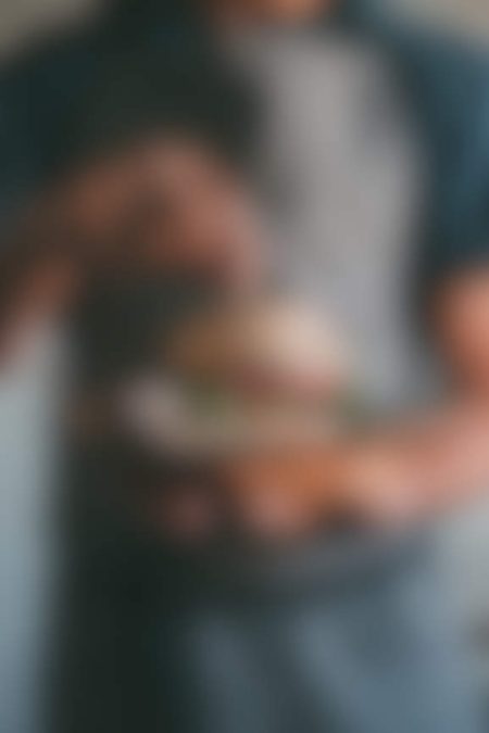 Vegan burger made with red beans, quinoa and beetroot